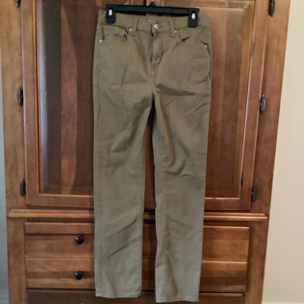 Old Navy Boys 16 Slim Brown Pants
